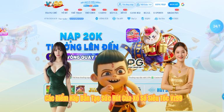 Xổ Số Siêu Tốc Vz99 – Lựa Chọn Giải Trí Hàng Đầu Năm 2026 Các Điểm Hấp Dẫn Tạo Sức Hút Của Xổ Số Siêu Tốc Vz99